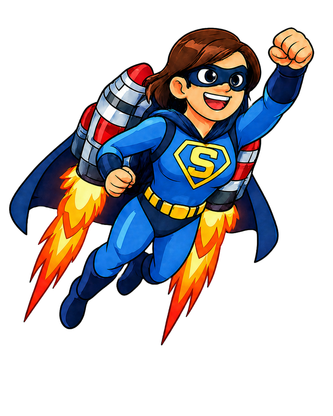 Orient {Sy} superhero illustration