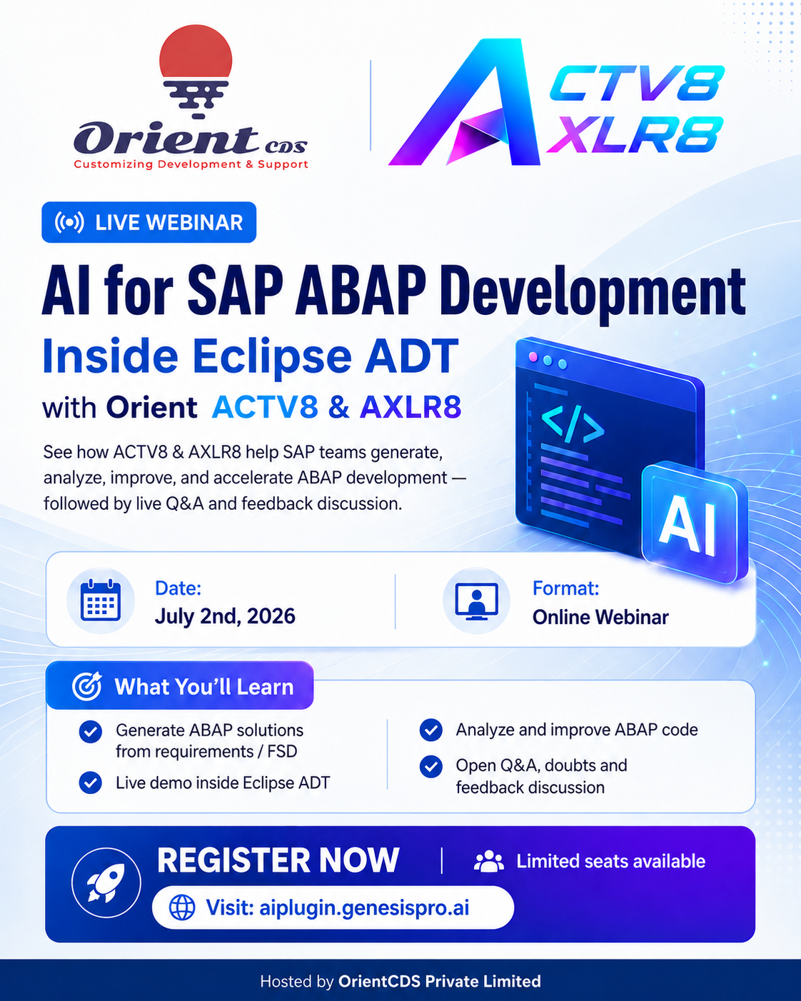 AI for SAP ABAP Development Inside Eclipse ADT Webinar